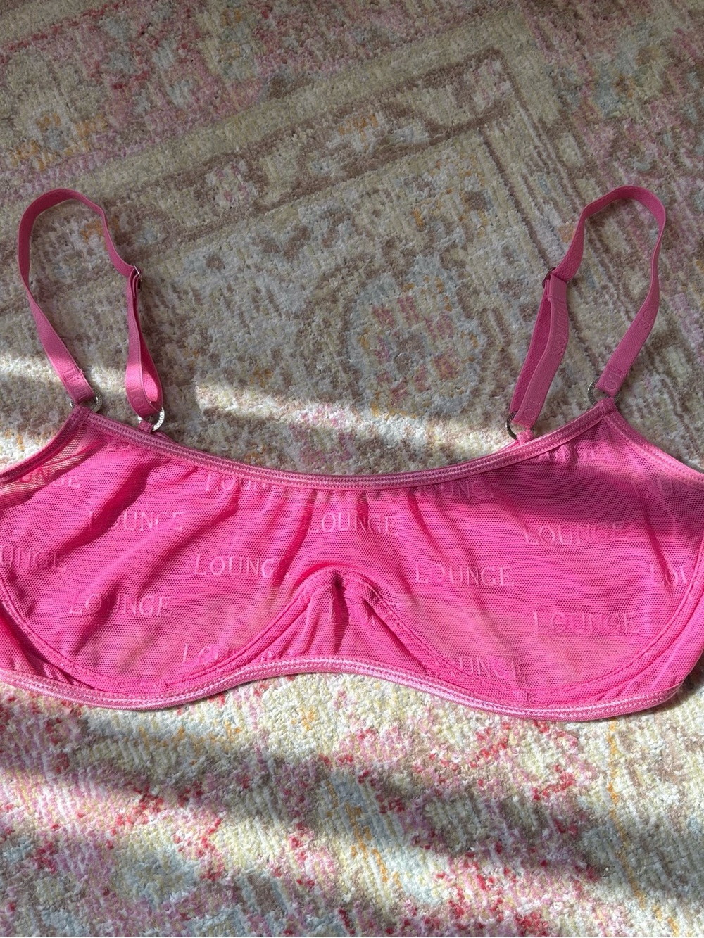 Lounge Underwear \\ mesh bra